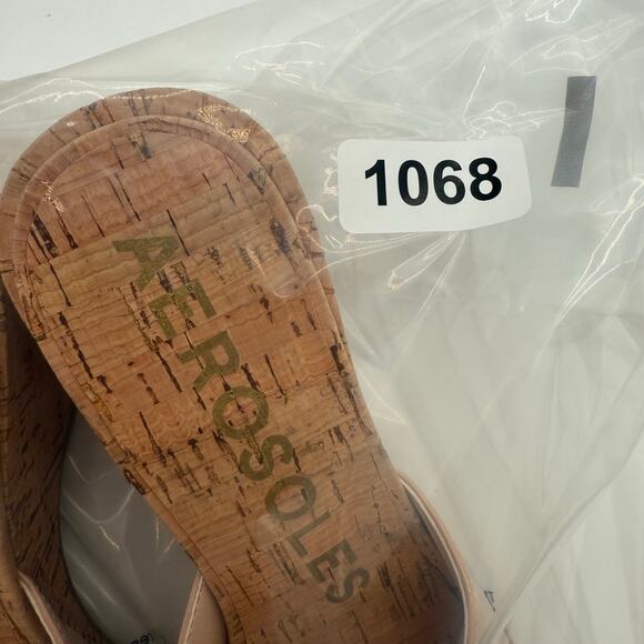 Aerosoles New Year Slip On Wedge Stylish Comfort Cork Cipria Patent Sandals 7 - Picture 5 of 5